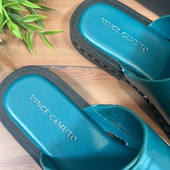 Vince Camuto Cooliann Leather Toe Loop Sandals Size 5.5 - Picture 4 of 11